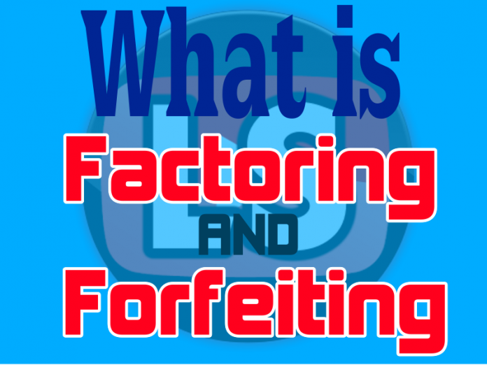 what is factoring and forfeiting jaiib study material