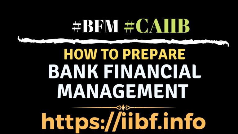 Bank financial management caiib 2020 learning sessions