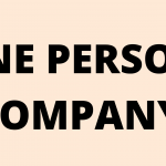 ONE PERSON COMPANY