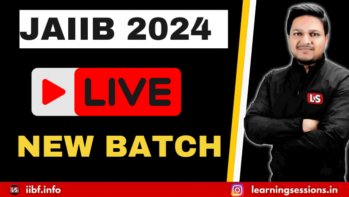 JAIIB 2024 Live batch
