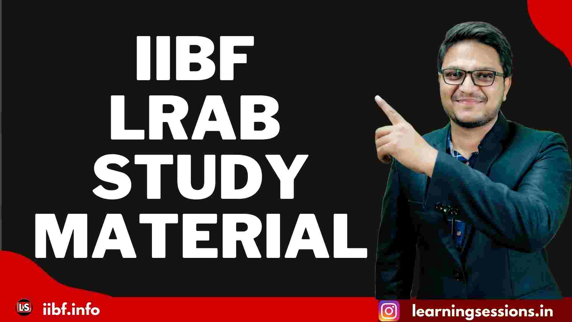 IIBF JAIIB LRAB STUDY MATERIAL 2022 - Legal & Regulatory Aspects of Banking