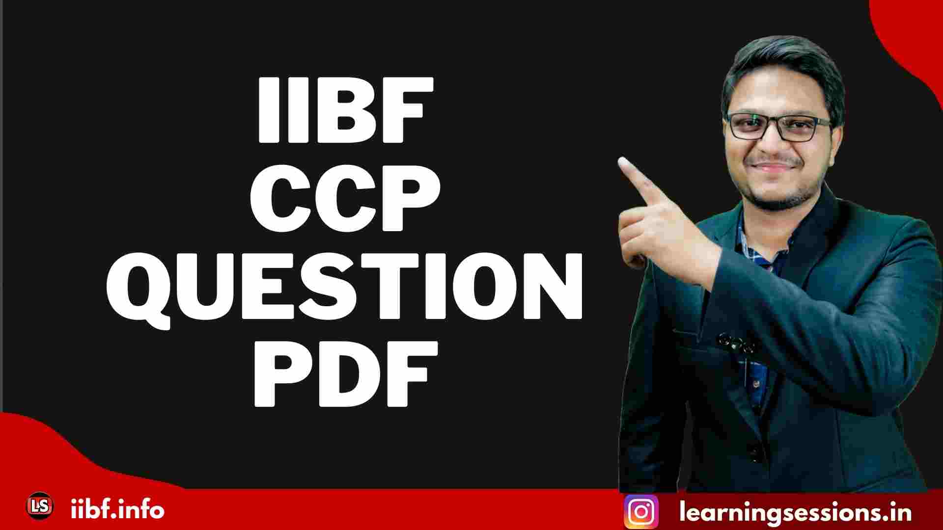 IIBF CCP QUESTION PDF 2022 - Certified Credit Professional