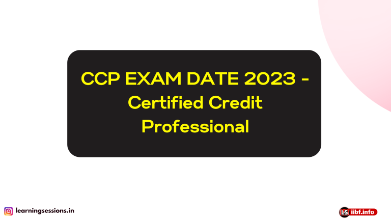CCP EXAM DATE 2023 - Certified Credit Professional