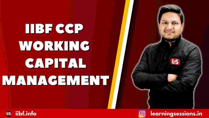 IIBF CCP WORKING CAPITAL MANAGEMENT IIBF CCP WORKING CAPITAL MANAGEMENT