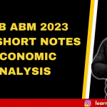 CAIIB ABM 2023 FREE SHORT NOTES ECONOMIC ANALYSIS