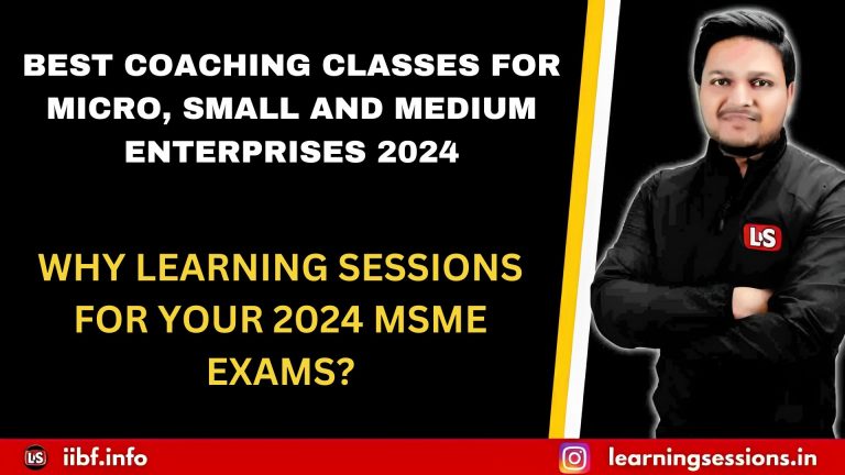 BEST COACHING CLASSES FOR MICRO, SMALL AND MEDIUM ENTERPRISES 2024