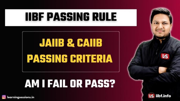 JAIIB & CAIIB Passing Criteria | Am I Pass or Fail? | IIBF Passing Rule