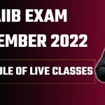 JAIIB Exam November 2022 | Schedule of Live Classes | JAIIB 2022