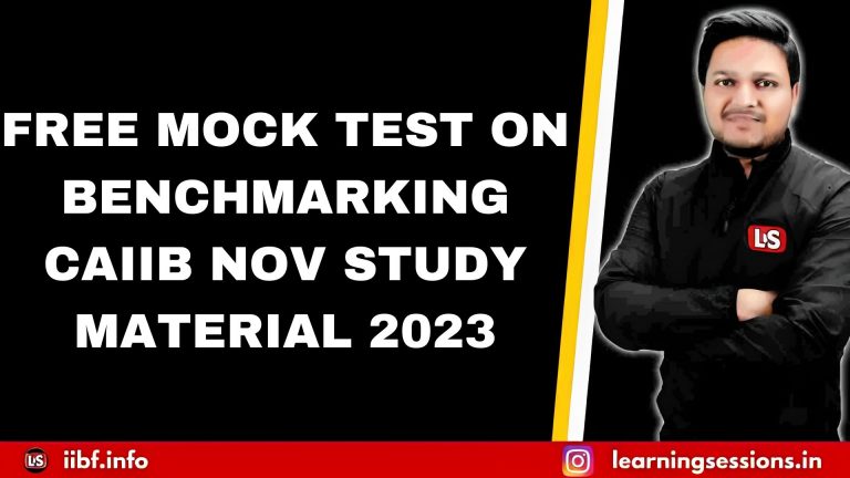 FREE MOCK TEST ON BENCHMARKING | CAIIB HRM EXAM 2023