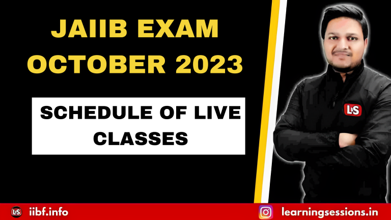 JAIIB EXAM OCTOBER 2023