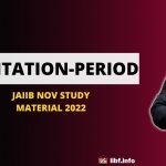LIMITATION PERIOD ACT | JAIIB NOV STUDY MATERIAL 2022