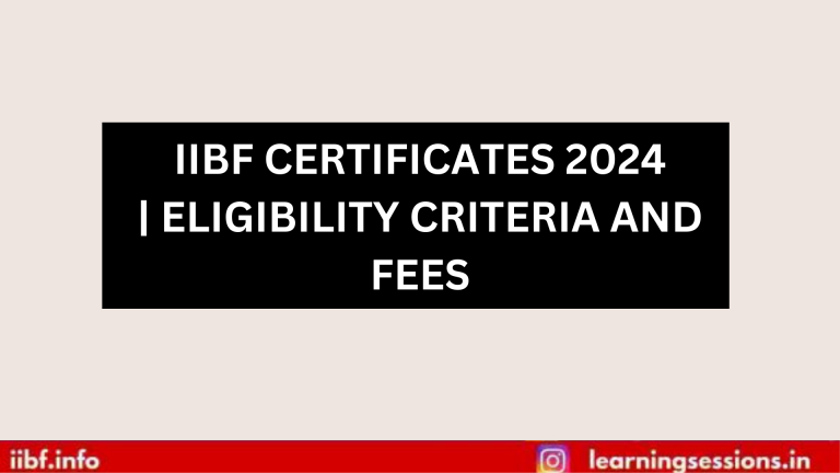 IIBF CERTIFICATES 2024