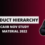 PRODUCT HIERARCHY | CAIIB NOV STUDY MATERIAL 2022