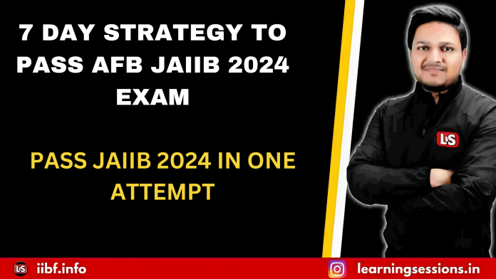 PASS JAIIB 2024 IN ONE ATTEMPT