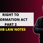 RIGHT TO INFORMATION ACT PART 2 | JAIIB LATEST STUDY MATERIAL & FREE YOUTUBE CLASSES | LAW NOTES 2022