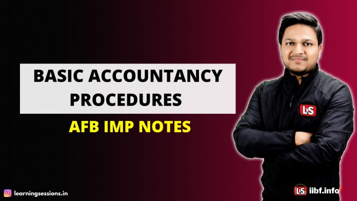 AFB EASY NOTES TO PASS JAIIB | BASIC ACCOUNTANCY PROCEDURES | ONLINE CLASSES 2022
