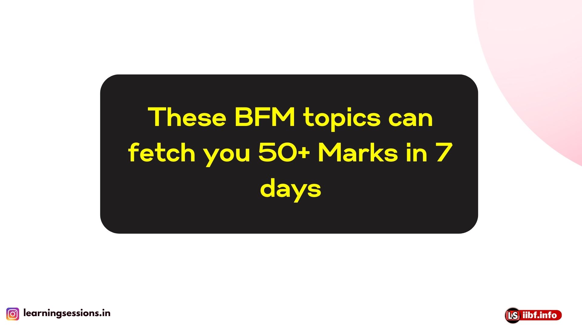 BFM topics can fetch you 50+ Marks in 7 days | EASY WAY TO CLAEN CAIIB BFM EXAM 2023