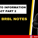 RIGHT TO INFORMATION ACT PART 2 CAIIB BRBL NOTES