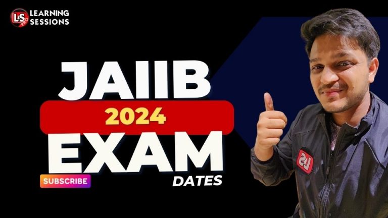 JAIIB 2024 Exam date