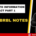 RIGHT TO INFORMATION ACT PART 1 CAIIB BRBL NOTES