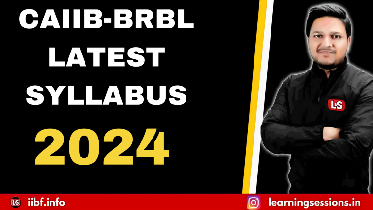 CAIIB-BRBL LATEST SYLLABUS