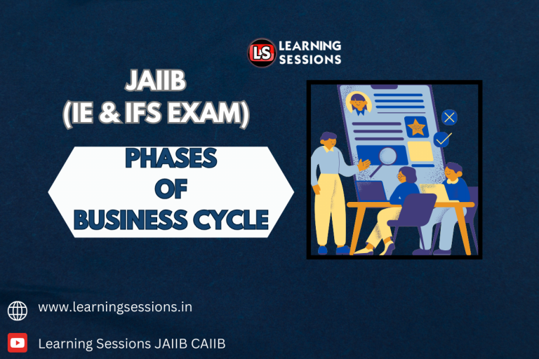JAIIB | IE AND IFS | PHASES OF BUSINESS CYCLE- CASE STUDY