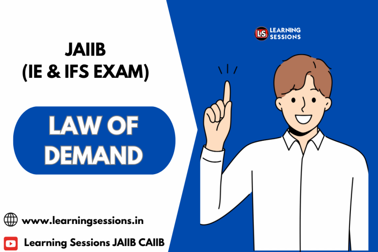 JAIIB | IE AND IFS | LAW OF DEMAND- CASE STUDY