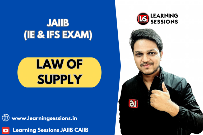JAIIB | ISE AND IFS | CASE STUDY ON LAW OF SUPPLY