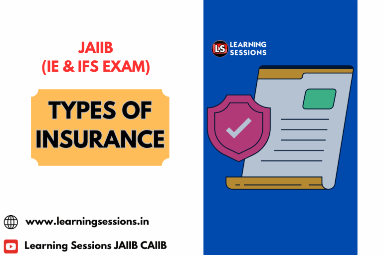 JAIIB | IE AND IFS | TYPES OF INSURANCE- CASE STUDY