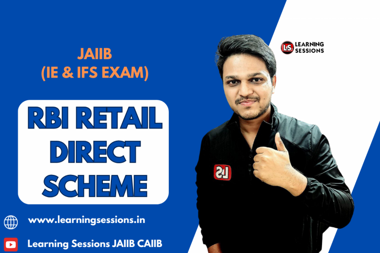 JAIIB | IE AND IFS | CASE STUDY ON RBI RETAIL DIRECT SCHEME
