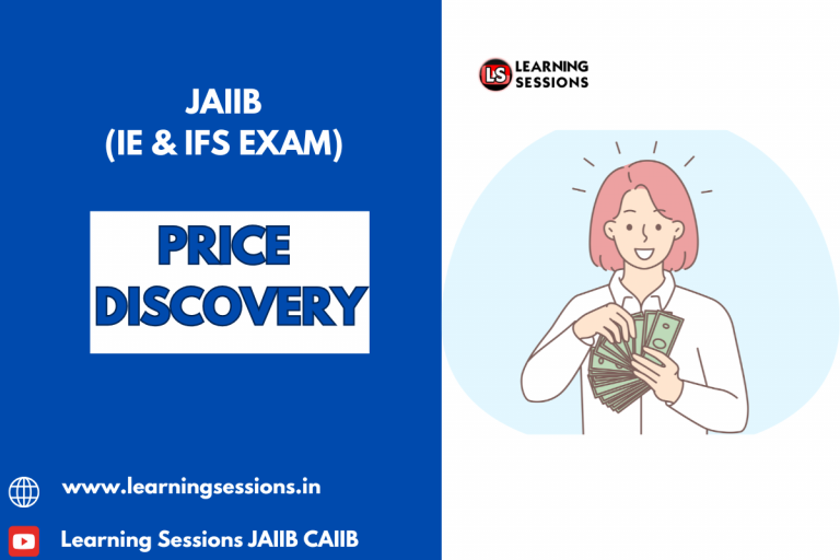 JAIIB | INDIAN ECONOMY AND INDIAN FINANCE SYSTEM | CASE STUDY ON PRICE DISCOVERY