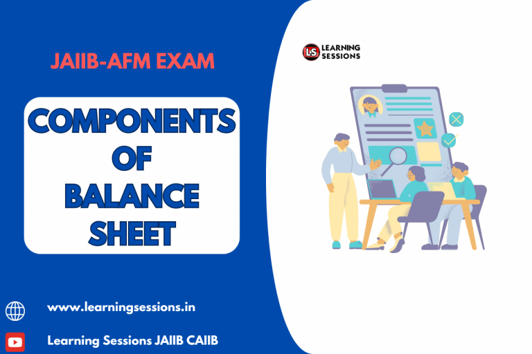 JAIIB | AFM | COMPONENTS OF BALANCE SHEET – CASE STUDY