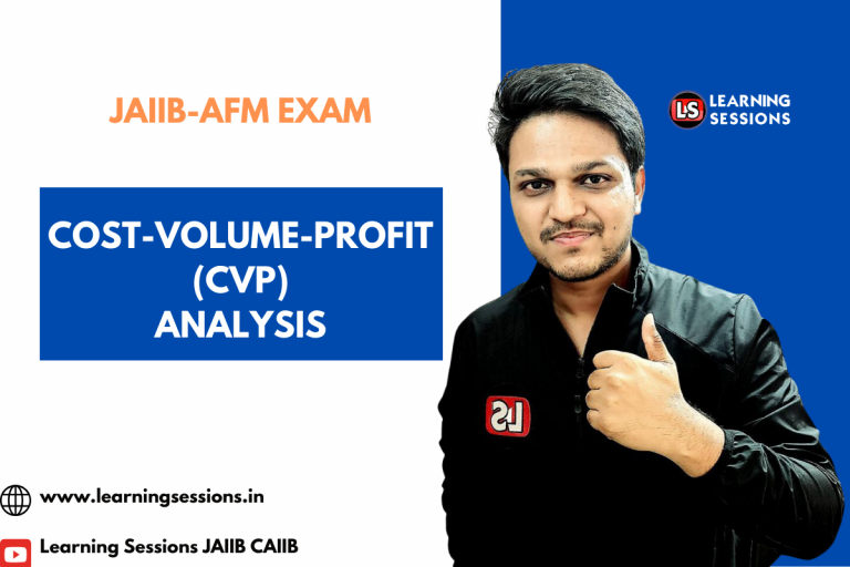 JAIIB | AFM | COST-VOLUME-PROFIT (CVP) ANALYSIS – CASE STUDY