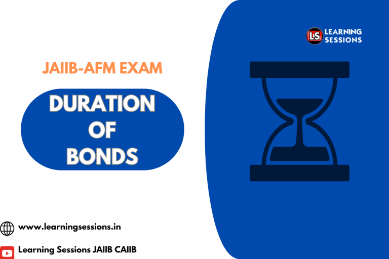 JAIIB | AFM | DURATION OF BONDS – CASE STUDY