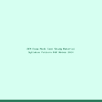 AFM Exam Mock Test Study Material Syllabus Pattern Pdf Notes 2024 — featured image